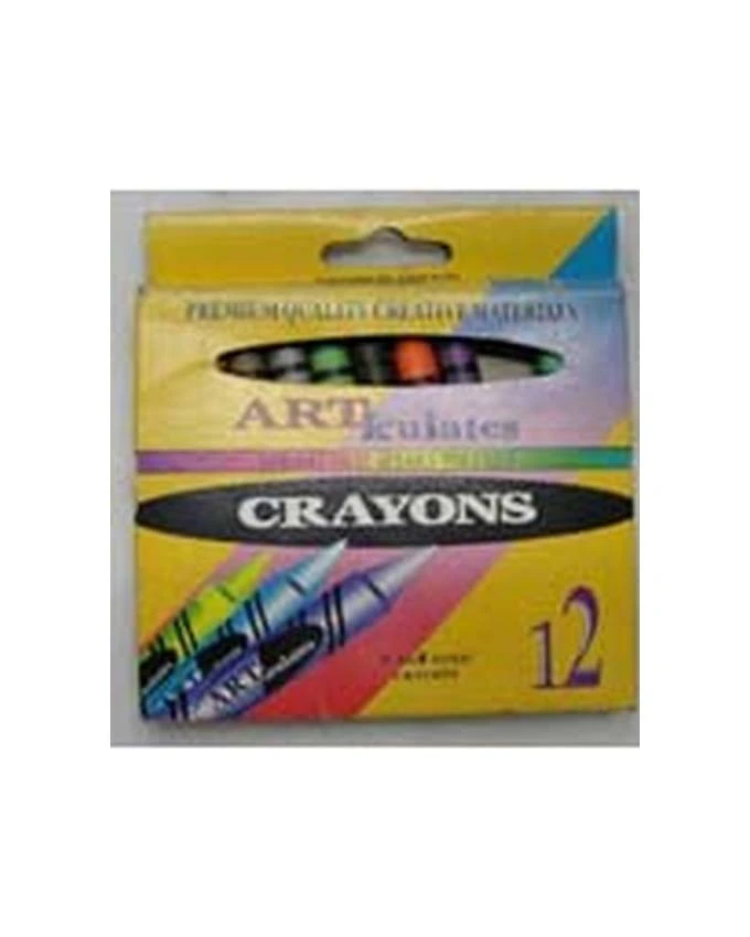 Crayons Assorted Colors 12Pcs