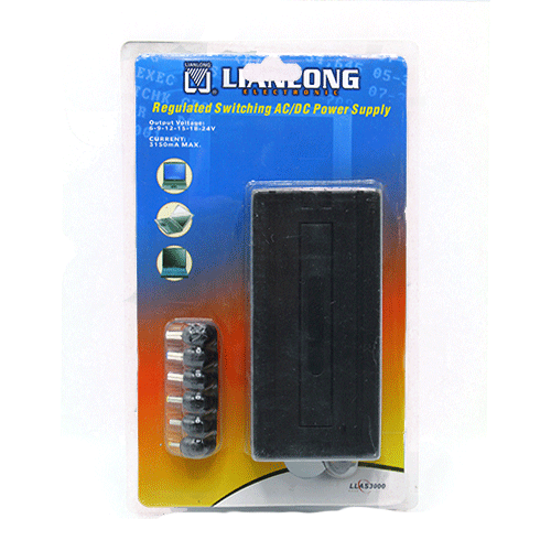 Lianlong Universal Laptop Adapter- 3000mah