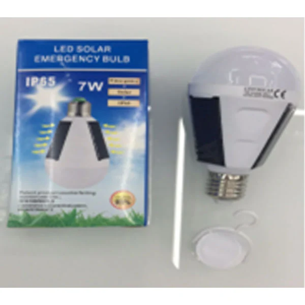 Integrated Led Solar Bulb 12Watts E27 Base With Hanging Base