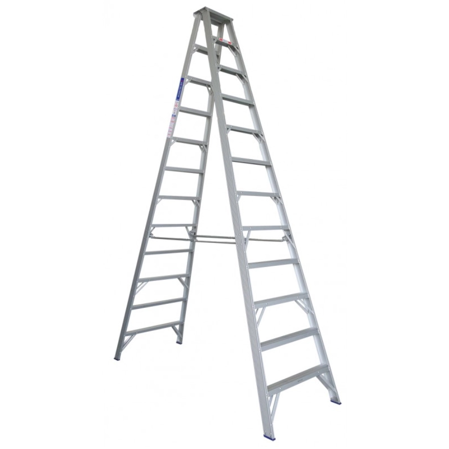 Ladder 2X12 Steps Industrial Max Height 590Cm Yb-El212