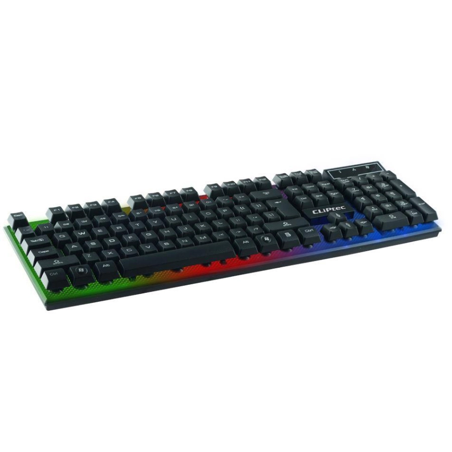 Black-Neo – Usb Led Illuminated gaming Keyboard Cliptec