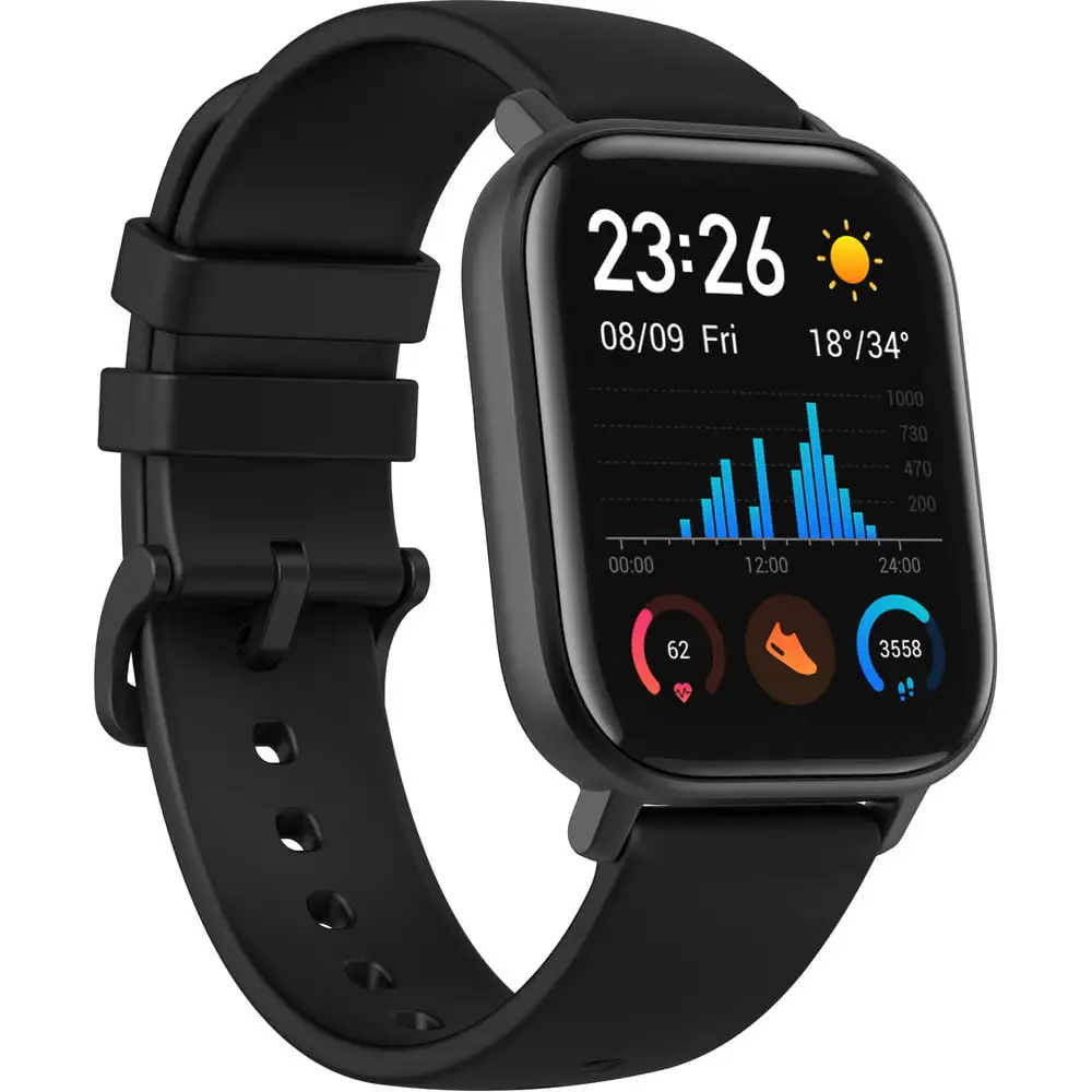 Amazfit GTS - 1.65'' AMOLED Screen -Bluetooth - Grey, Black, Gold