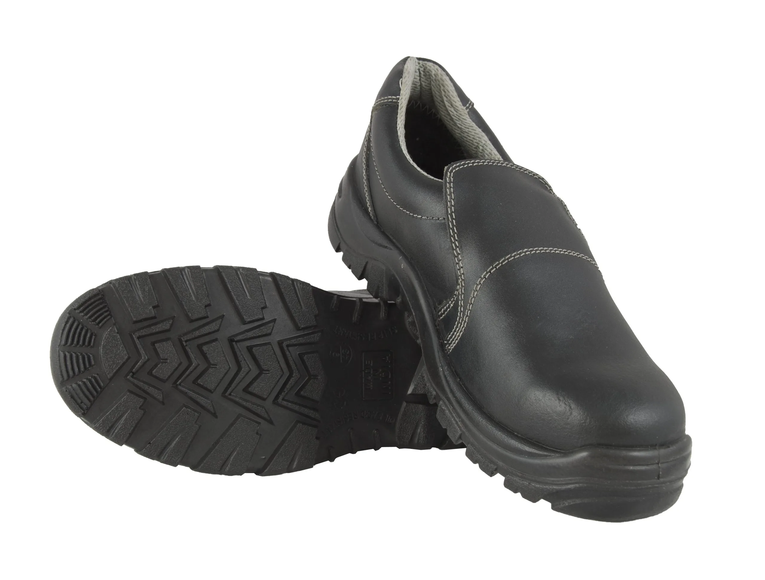 Executive Safety Shoes Without Lace, Steel Toe Cap And Steel Mid Plate Sole 5 Vaultex