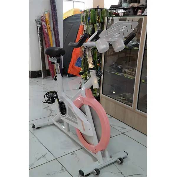 Exercise Bike Flywheel with Computer Monitor for Time, speed, distance, calorie, Pulse, Belt Power