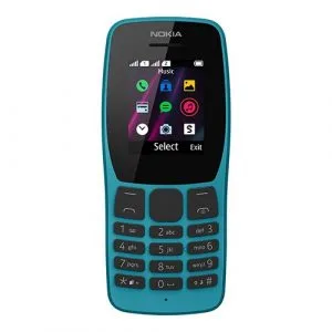 Nokia 110 (Dual SIM)- 1.77"- 4GB RAM + 4GB ROM- Black