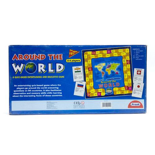 Around The World A Quiz Based Entertaining & Educative Game, Frank- Brown