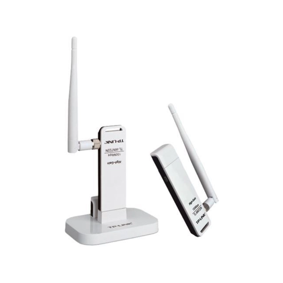 150Mbps Wireless High Gain Usb Adapter, 1 Detachable Antenna Tp Link