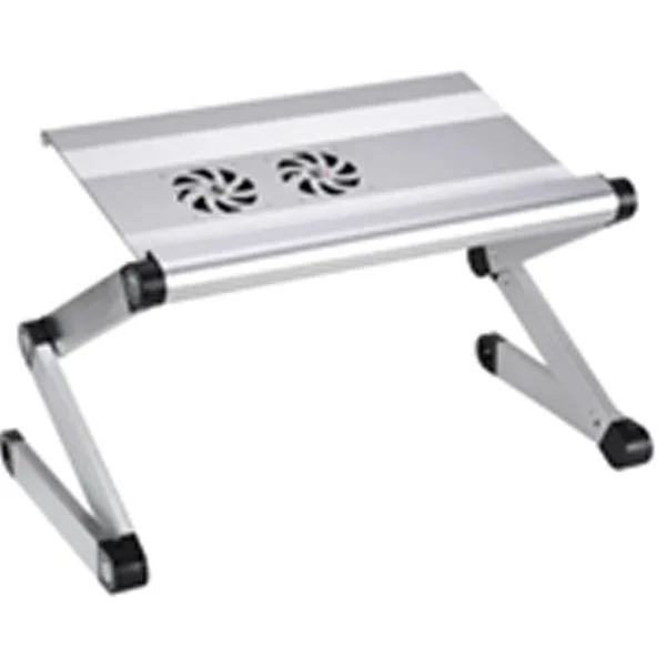 Laptop Desk With Two Usb Air Fan – 1.73Kg 45*28.5Cm Silver