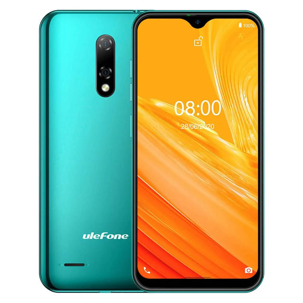 ule fone Note 8P - 5.5" - 2GB RAM + 16GB ROM - Black, Amber Sunrise, Midnight Green