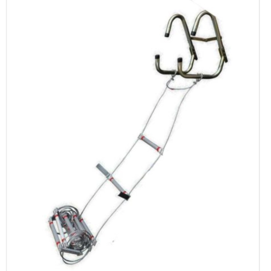 Fire Escape Steel Ladder With Hook 15M (49 Feet) 41 Rungs (Steps)