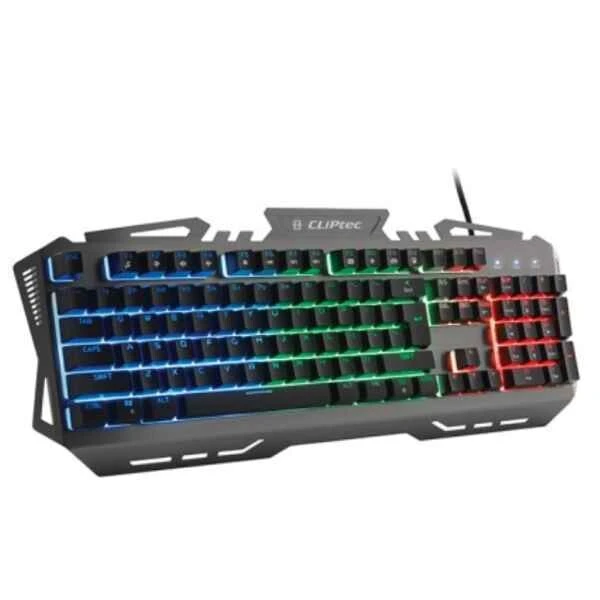 Cliptec USB LED Illuminated Plunger Gaming Keyboard