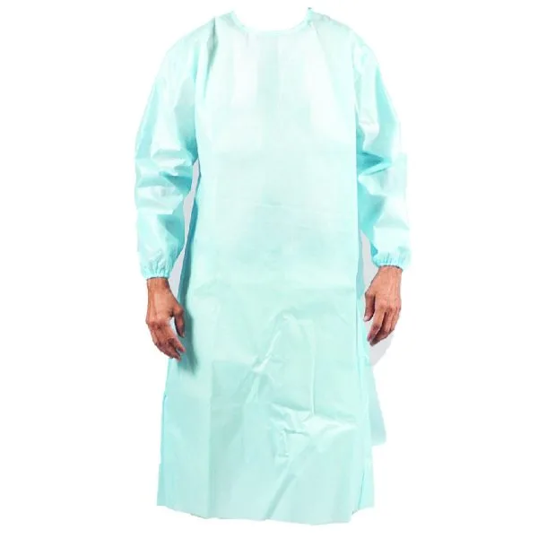 Laminated, Waterproof Surgical Tie On Gown, Non Sterile, Blue Color, Available Sizes Xl, Pack Of 10pcs