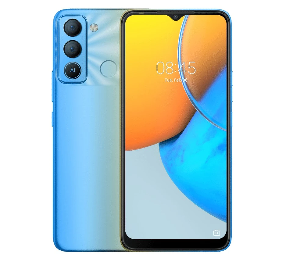 Tecno Pop 5 Pro - 6.1"- 2GB  RAM + 32GB ROM- , Cosmic Glow, Ice Blue