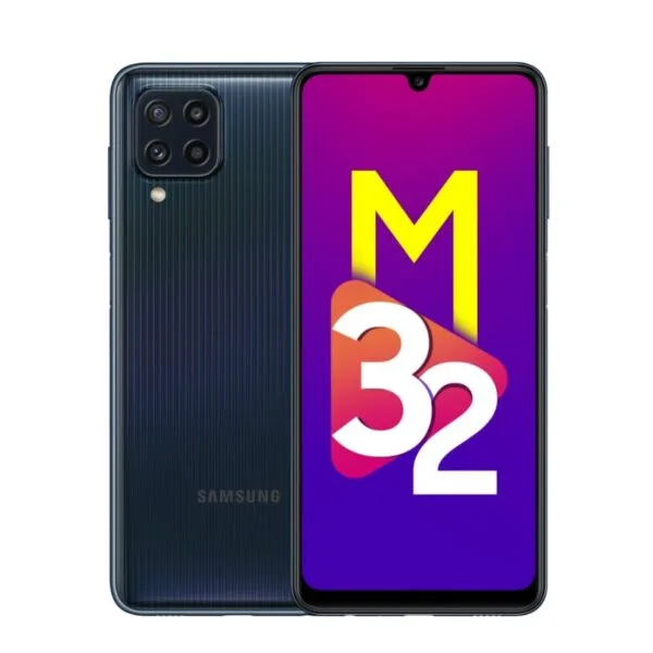 Samsung Galaxy M32 4G- 6.4"- 6GB RAM + 128GB-  Blue, Black