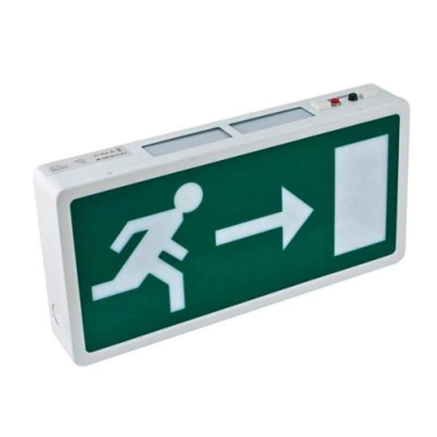 Emergency Box Non Maintained Metal Exit Box 8W Emergency Exit Light With Direction Arrow Deta