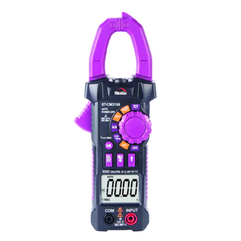 Digital Clamp Meter Mini True Rms Ac Clampe Meter