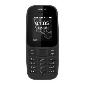 Nokia 105 (Dual SIM) - 1.77"- 4GB RAM + 4GB ROM - Black, White