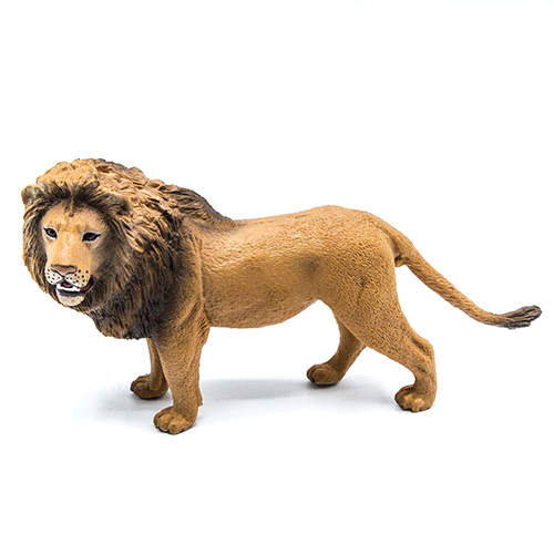 Animal Model - Lion - 13x5x7- Brown