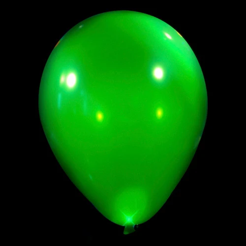 Balloon With Led Light 12, Green, Pack Of 5