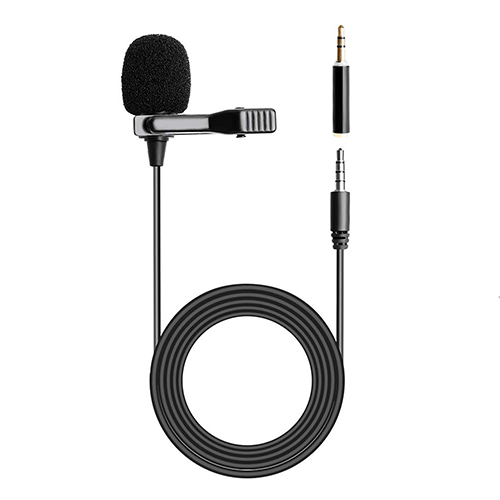 Lavalier Microphone Pico Lapel Hands Free Condenser Clip-on