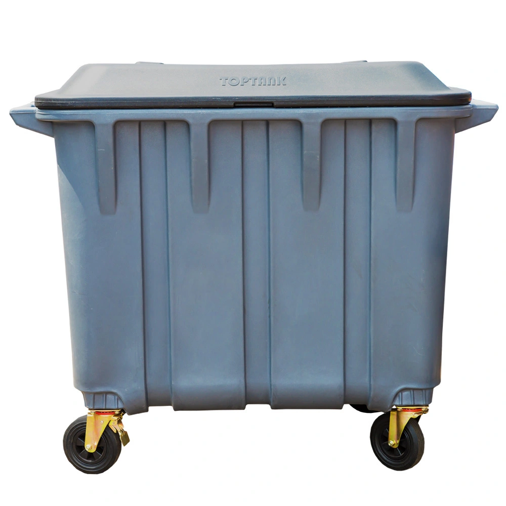 1,100 litre Garbage Bin with Wheels