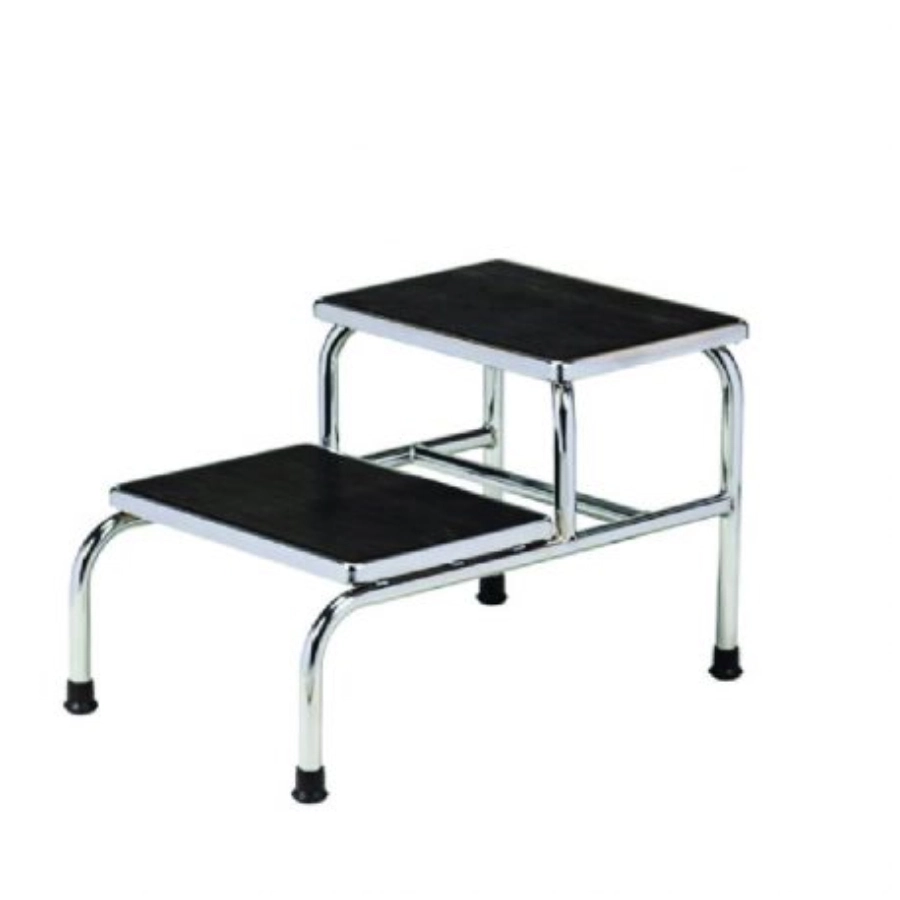 Chrome Plated Footstool (2 Steps)