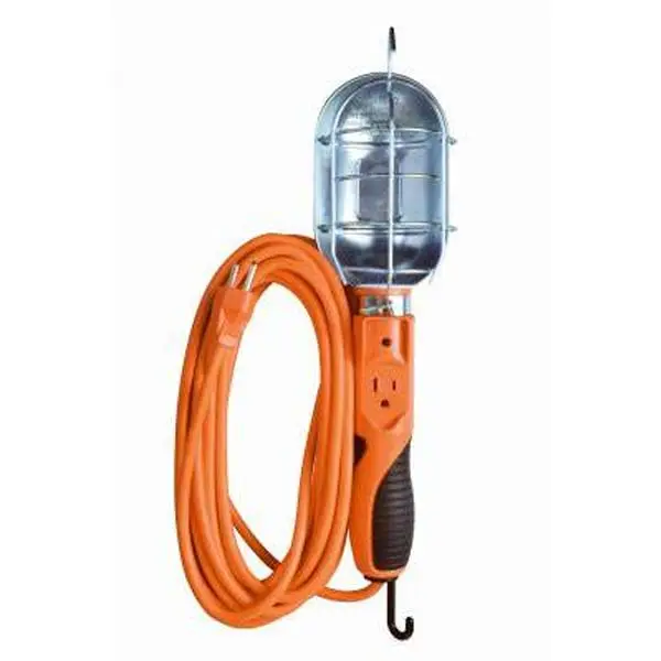 Working Light With Long Orange Power Cable