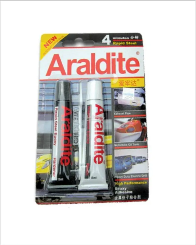 Epoxy Adhesive Rapid Steel 2X15Ml Araldite Grey