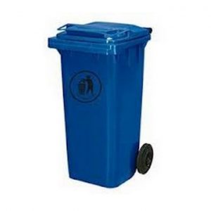 DUSTBIN WITH WHEEL 100LIT BLUE