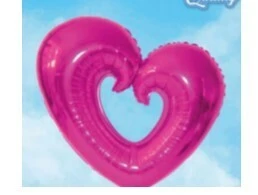 Foil Balloon Heart Shape- 26"- Pink