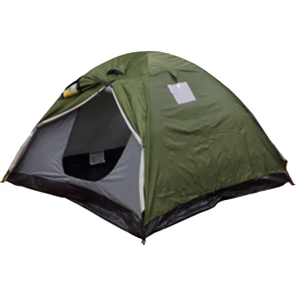 2 Person Dome Tent Size : 200X150X110cm, 100% Polyester With Waterproof Coat, Dark Green, Freelife